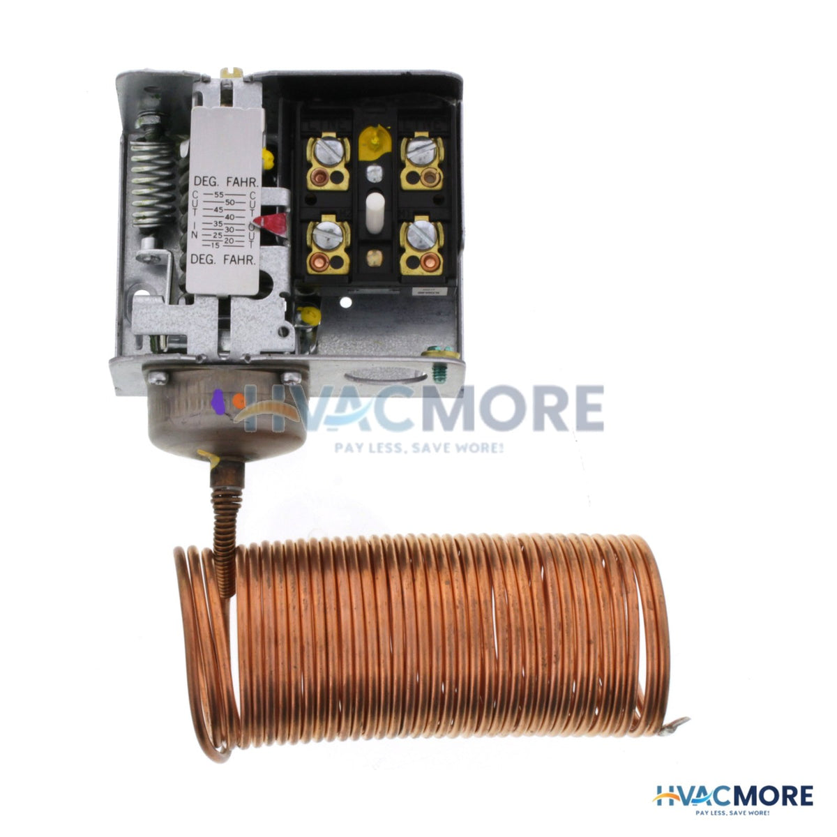 Siemens Electric Freeze Stat W/ Manual Reset, 15/55F, DPST 134-1504