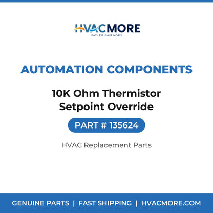 Automation Components 10K Ohm Thermistor Setpoint Override 135624