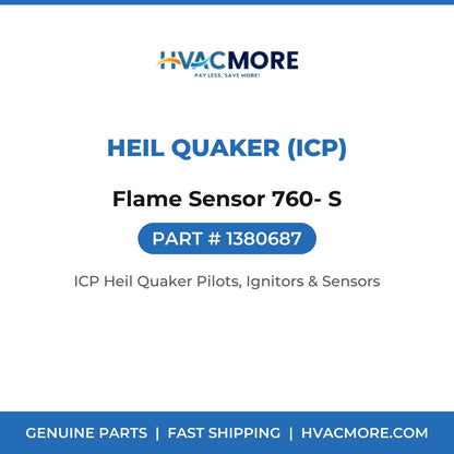 Heil Quaker (ICP) Flame Sensor 760- S 1380687