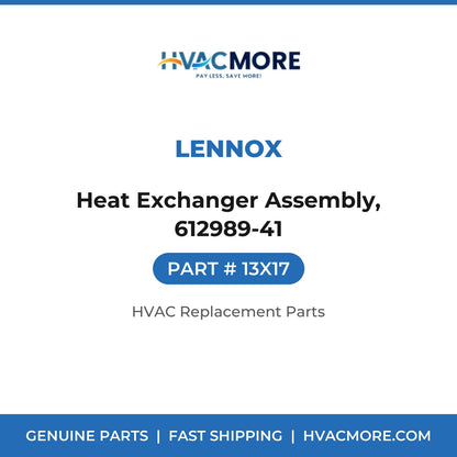 Lennox Heat Exchanger Assembly, 612989-41 13X17