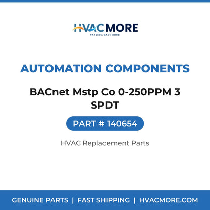 Automation Components BACnet Mstp Co 0-250PPM 3 SPDT 140654