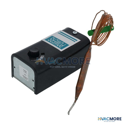 Siemens Line Voltage Remote Bulb Tstat W/ 6' Capillary, SPDT, (30°F to 110°F) 141-0520