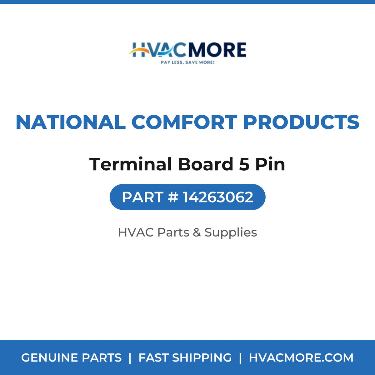 National Comfort Products Terminal Board 5 Pin 14263062