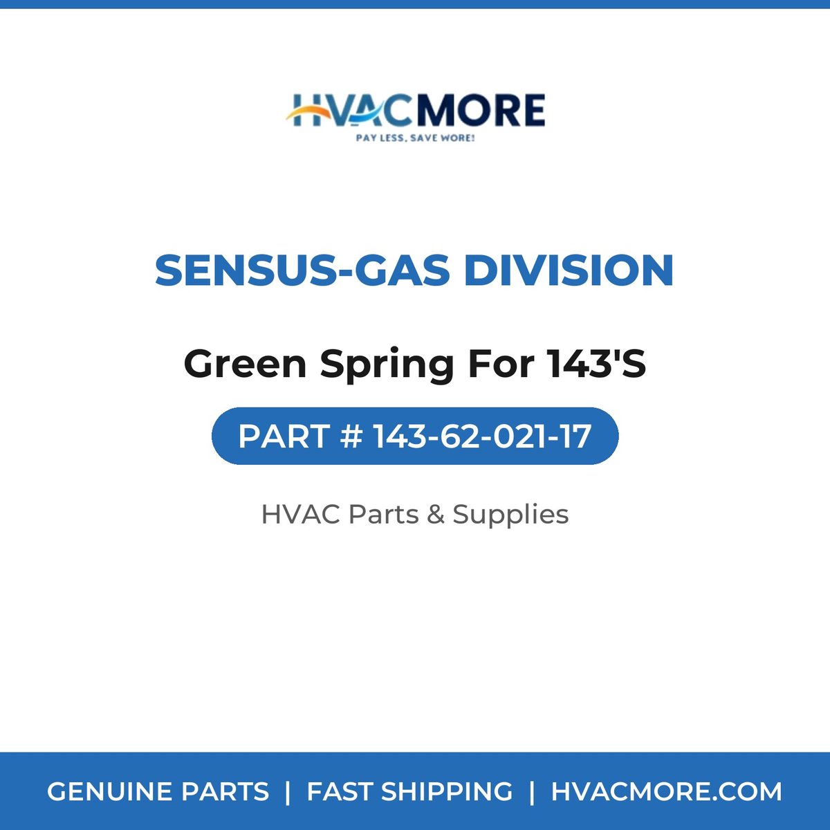Sensus-Gas Division Green Spring For 143'S 143-62-021-17