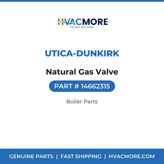 Utica-Dunkirk Natural Gas Valve 14662315