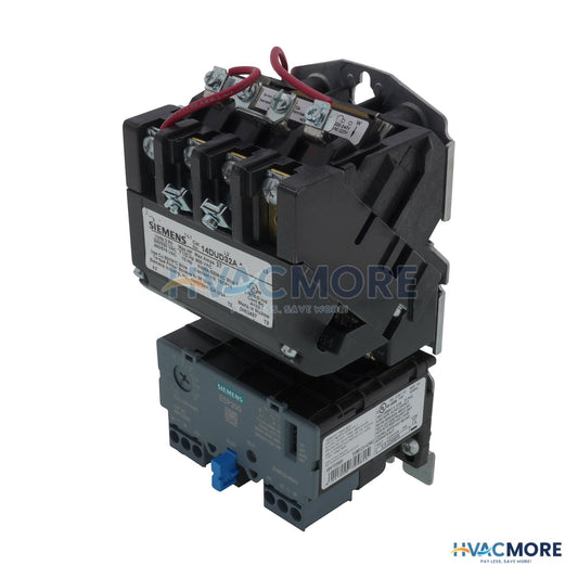Siemens Non-Reversing Motor Starter, 3 PH, 3 Pole, 5.5-22 Amp, 60 Hz (120/240V) 14DUD32AA