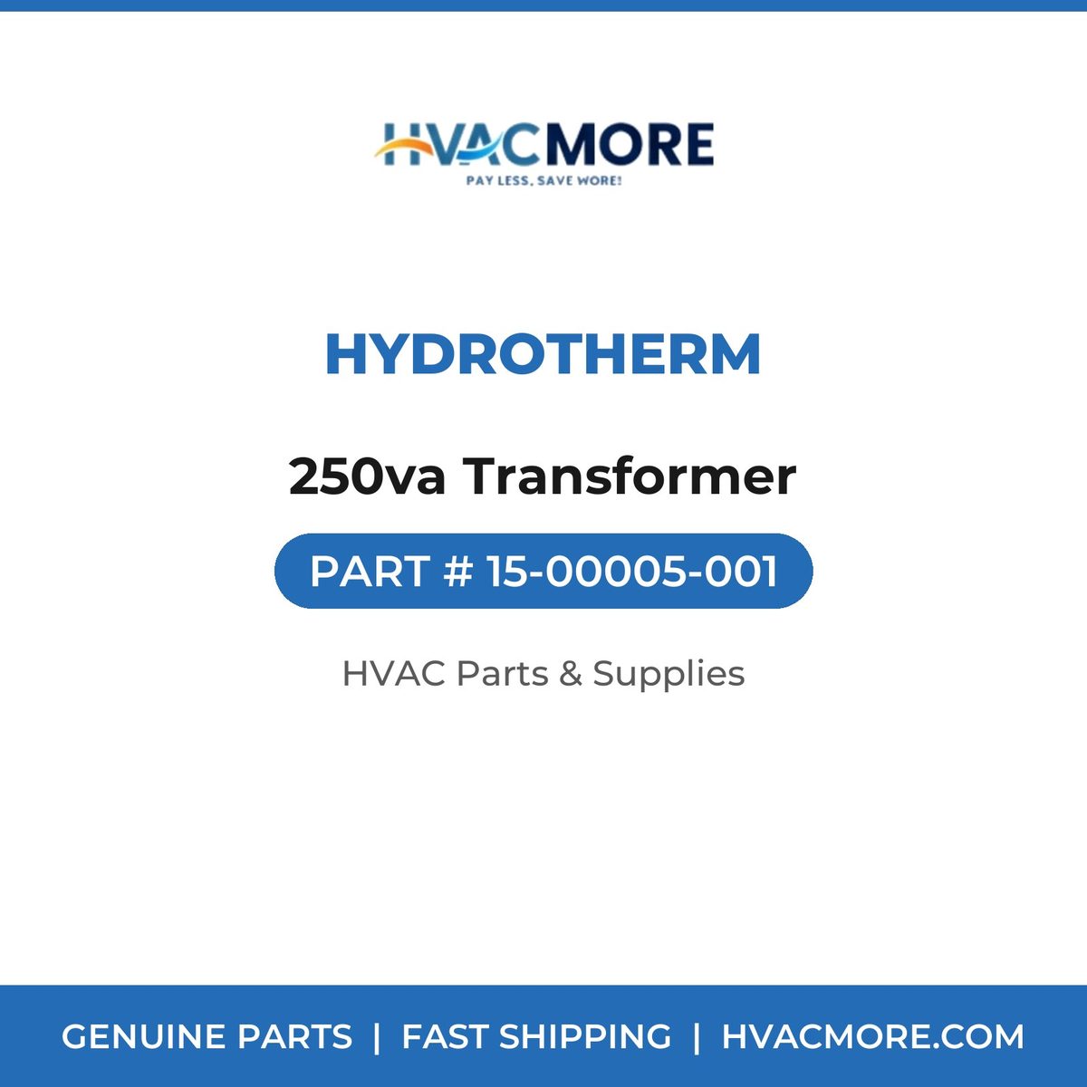 Hydrotherm 250va Transformer 15-00005-001
