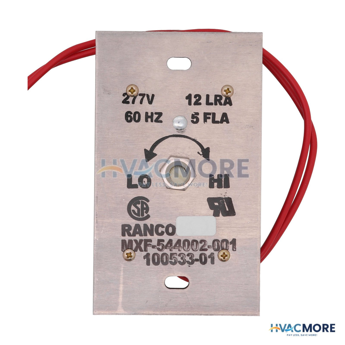 Titus Ranco Variable Speed Switch (277V, 5 Amps) 150095-01