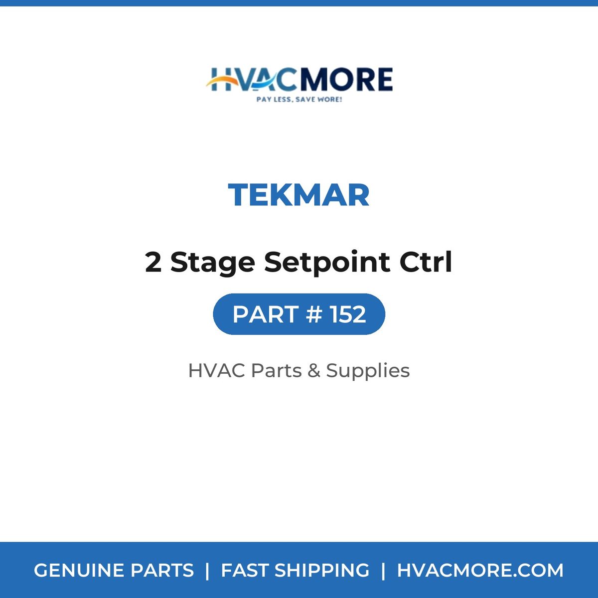tekmar 2 Stage Setpoint Ctrl 152