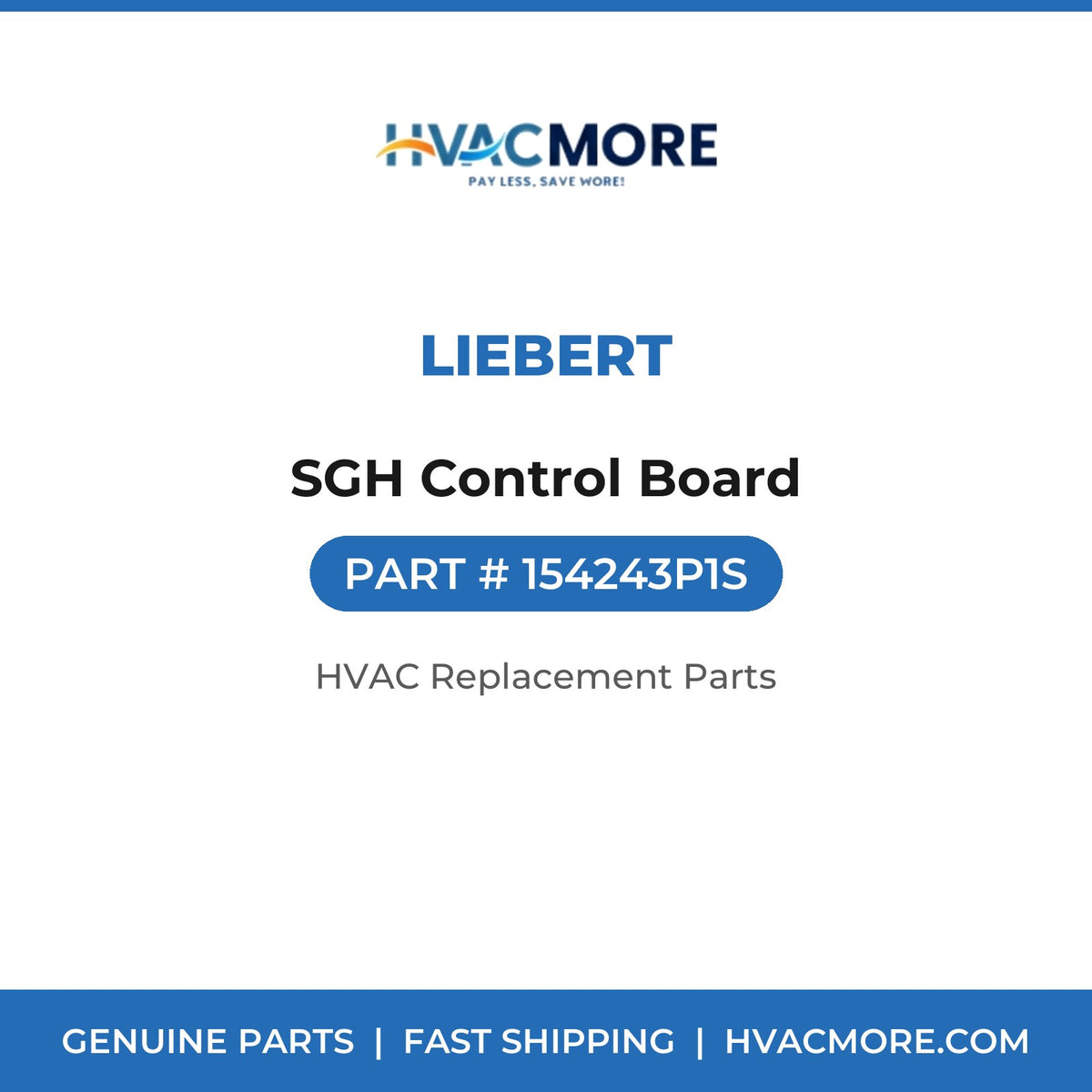 Liebert SGH Control Board 154243P1S