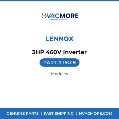 Lennox 3HP 460V Inverter 15G19