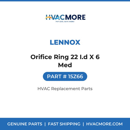 Lennox Orifice Ring 22 I.d X 6 Med 15Z66