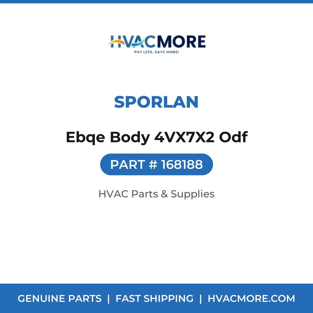 Sporlan Ebqe Body 4VX7X2 Odf 168188
