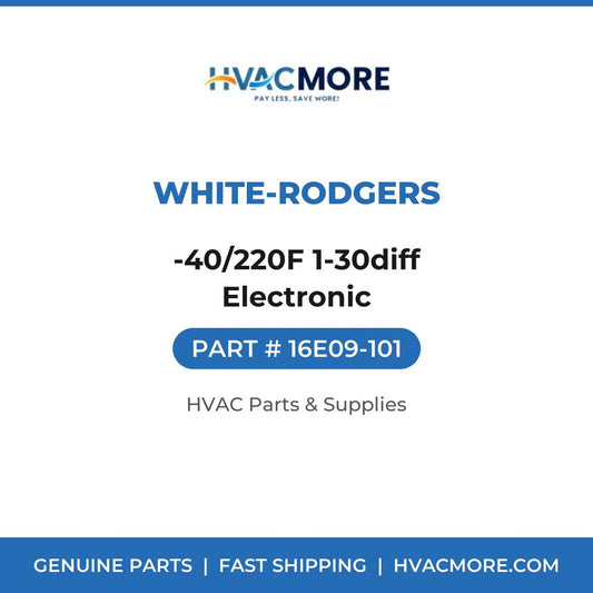 White-Rodgers -40/220F 1-30diff Electronic 16E09-101