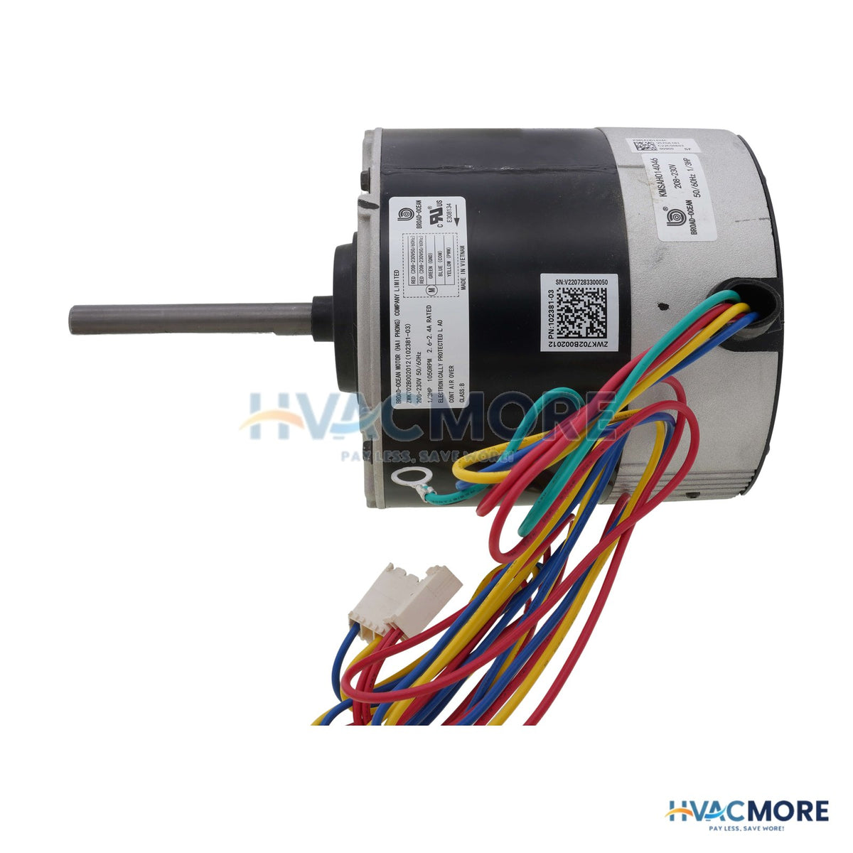 Lennox 1/3HP 250-1250RPM CCW ECM Motor 16V46