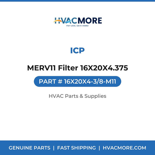ICP MERV11 Filter 16X20X4.375 16X20X4-3/8-M11
