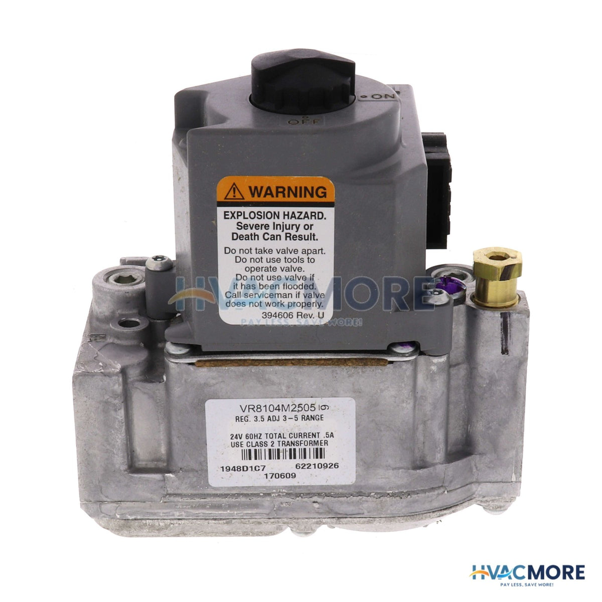 Reznor 1/2" Combination Gas Valve 170609