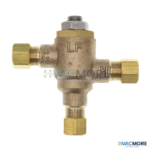 Leonard 3/8" Compression 170A-LF Exposed Thermostatic Mixing Valve for Faucets (.25 to 4.25 GPM) 170A-LF