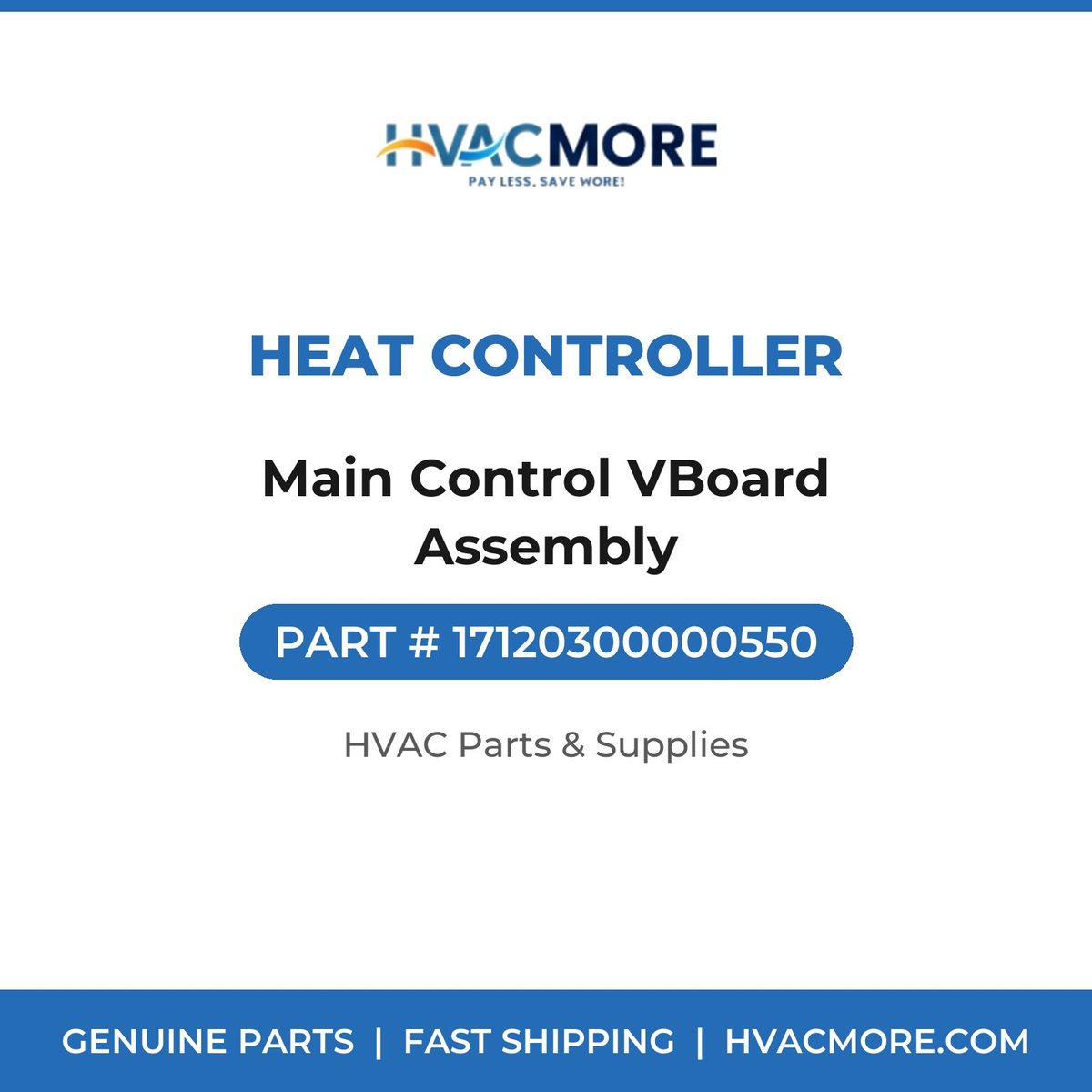 Heat Controller Main Control VBoard Assembly 17120300000550