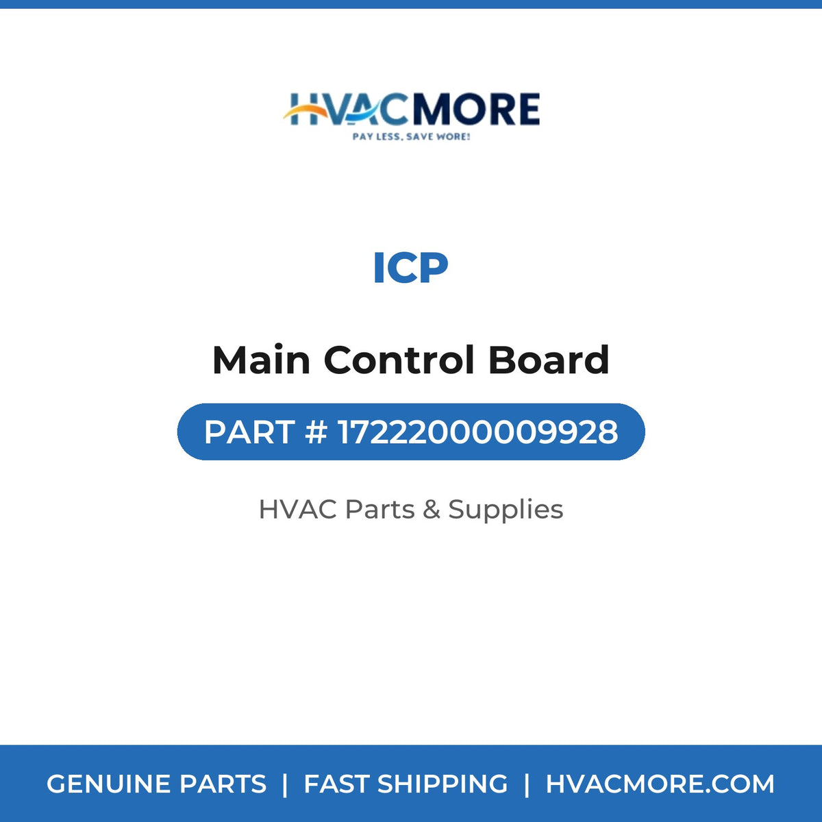 ICP Main Control Board 17222000009928