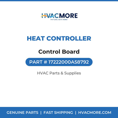 Heat Controller Control Board 17222000A58792
