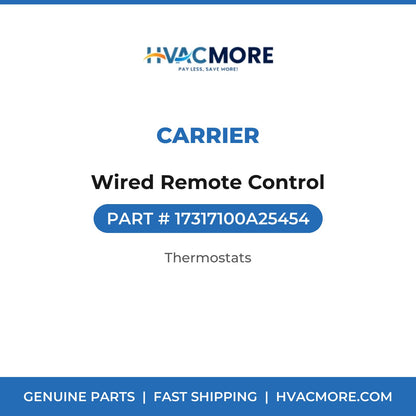 Carrier Wired Remote Control 17317100A25454