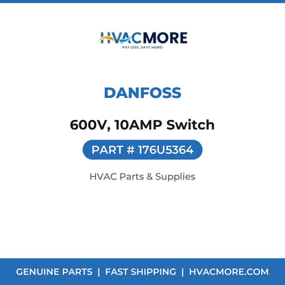 Danfoss 600V, 10AMP Switch 176U5364