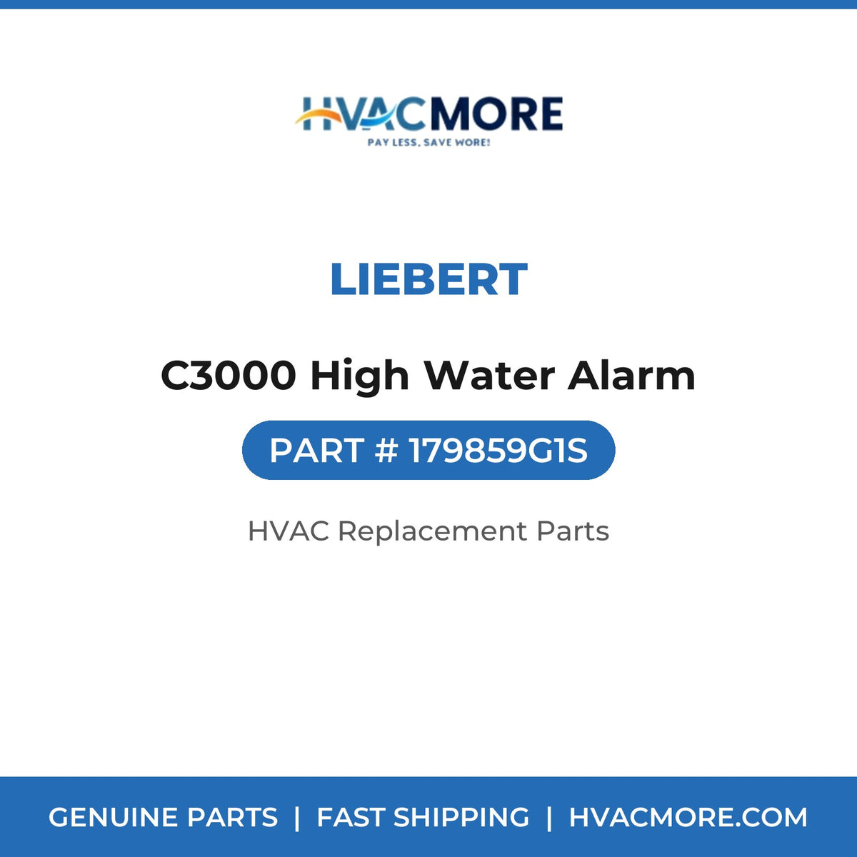 Liebert C3000 High Water Alarm 179859G1S