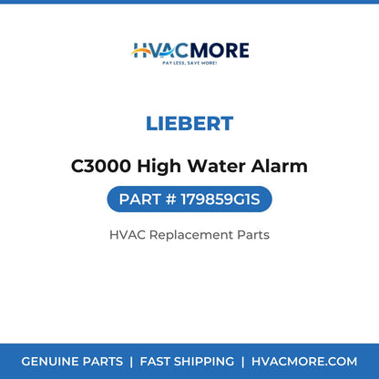 Liebert C3000 High Water Alarm 179859G1S