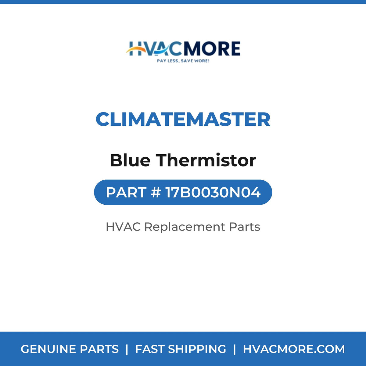 ClimateMaster Blue Thermistor 17B0030N04