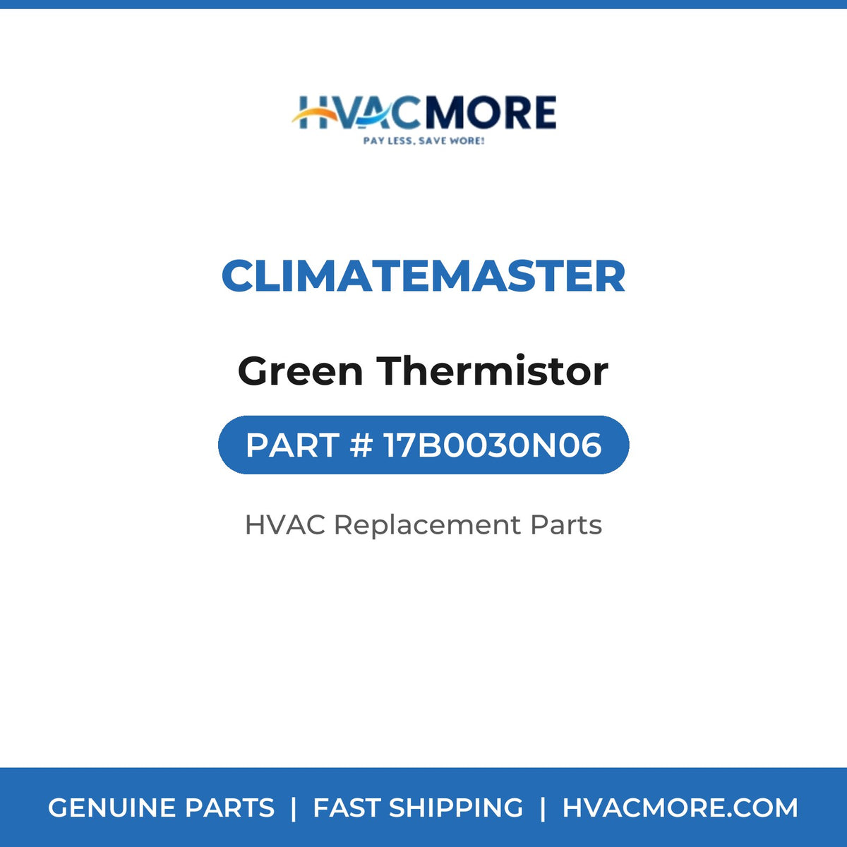 ClimateMaster Green Thermistor 17B0030N06