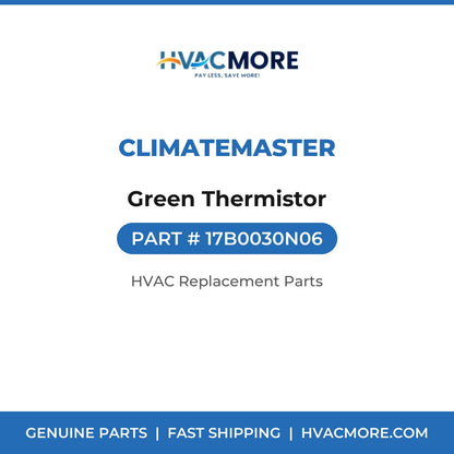 ClimateMaster Green Thermistor 17B0030N06