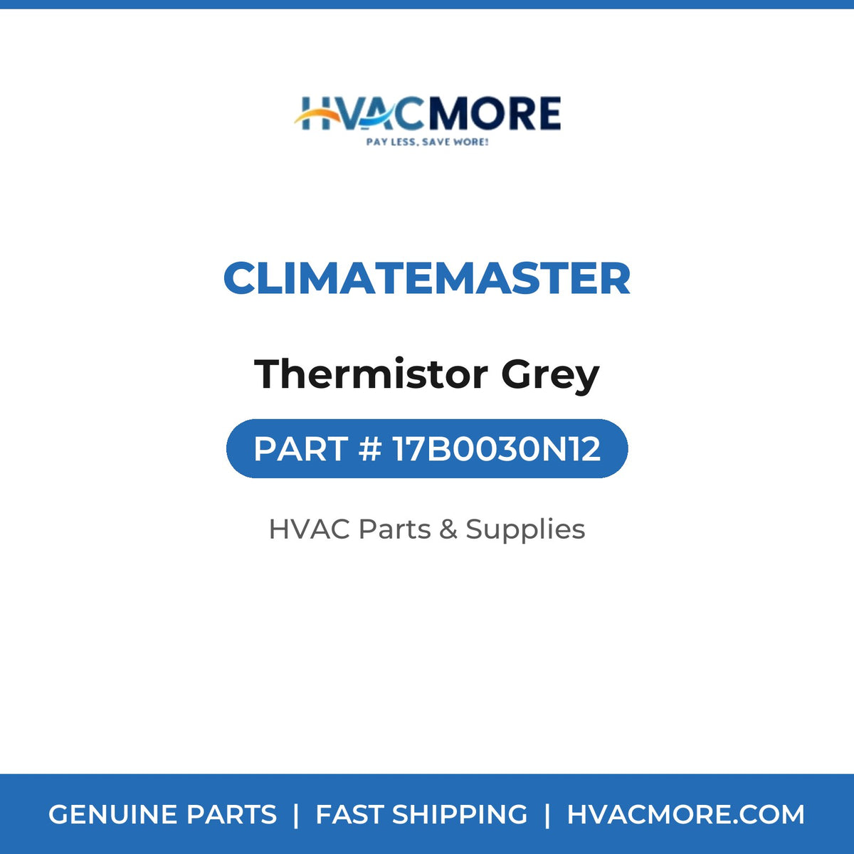 ClimateMaster Thermistor Grey 17B0030N12