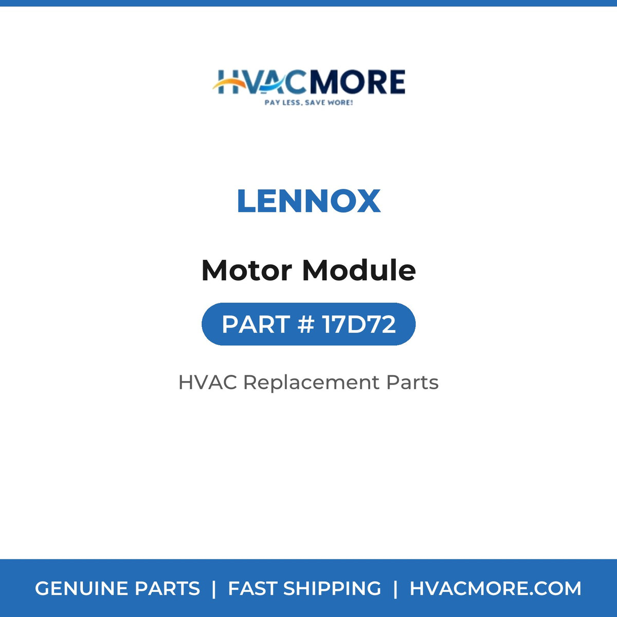 Lennox Motor Module 17D72