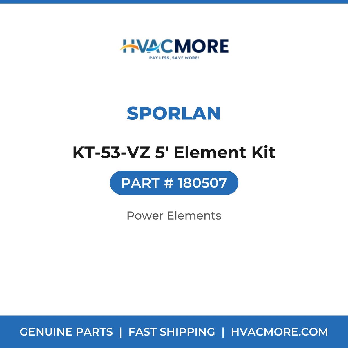 Sporlan KT-53-VZ 5' Element Kit 180507