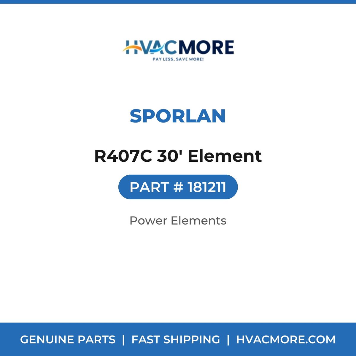 Sporlan R407C 30' Element 181211