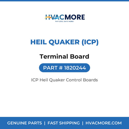 Heil Quaker (ICP) Terminal Board 1820244