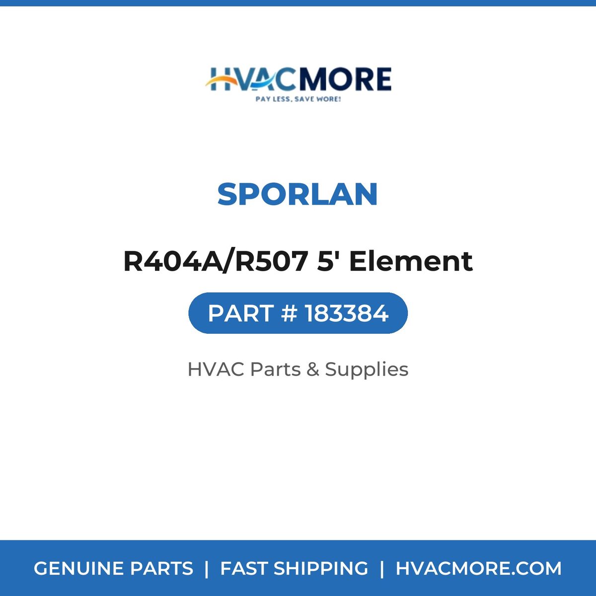 Sporlan R404A/R507 5' Element 183384