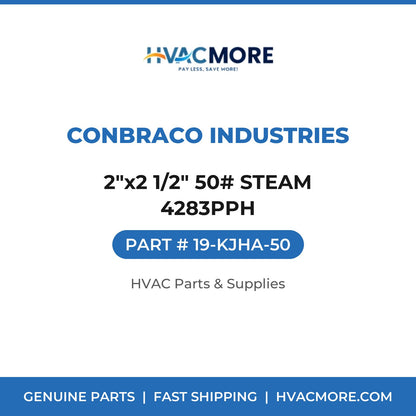 Conbraco Industries 2"x2 1/2" 50# STEAM 4283PPH 19-KJHA-50