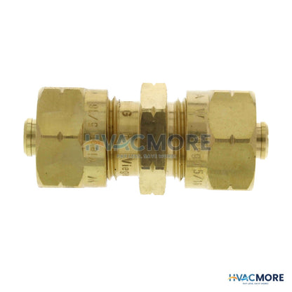 Viega 5/16" x 5/16" Brass Compression PEX Coupling 19013
