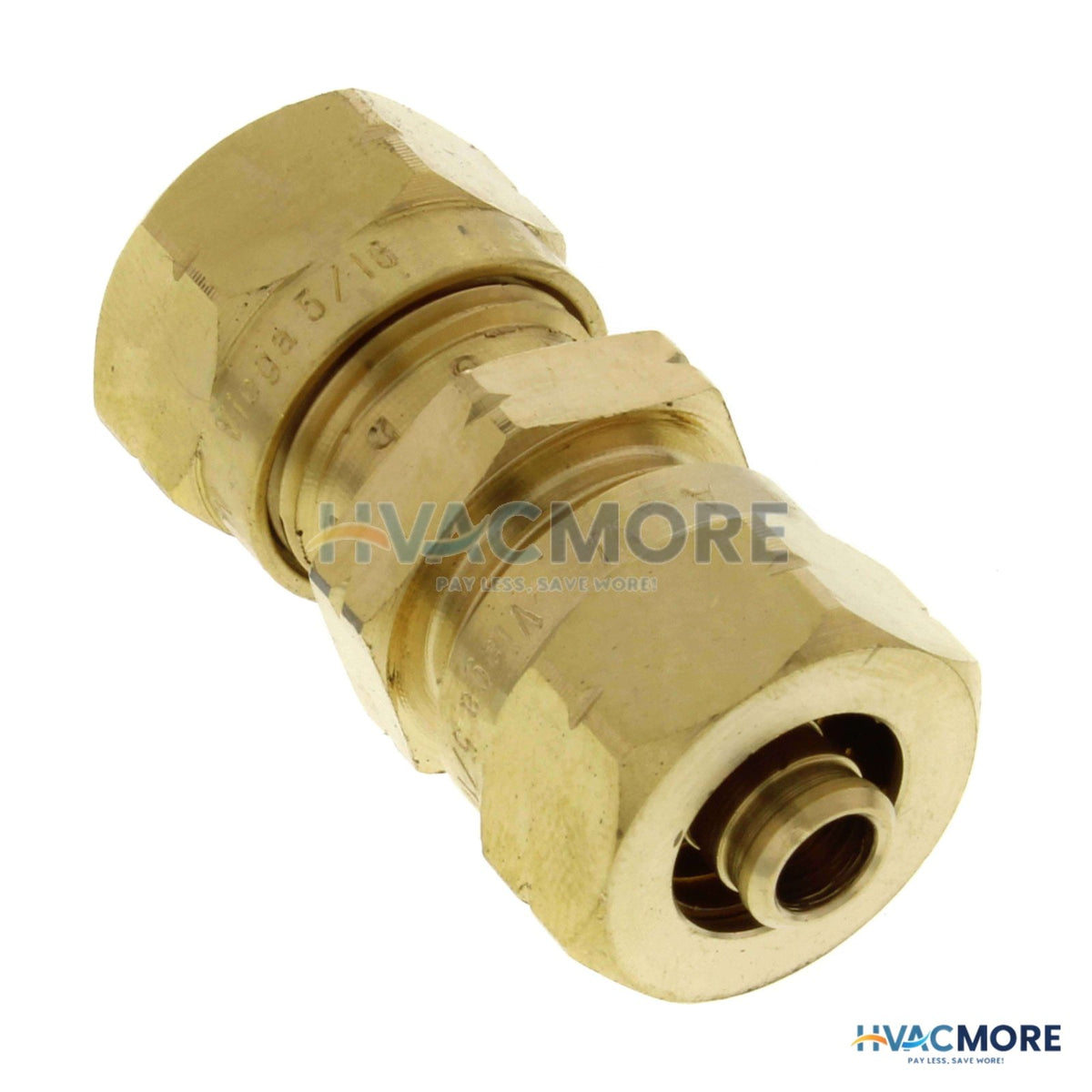 Viega 5/16" x 5/16" Brass Compression PEX Coupling 19013