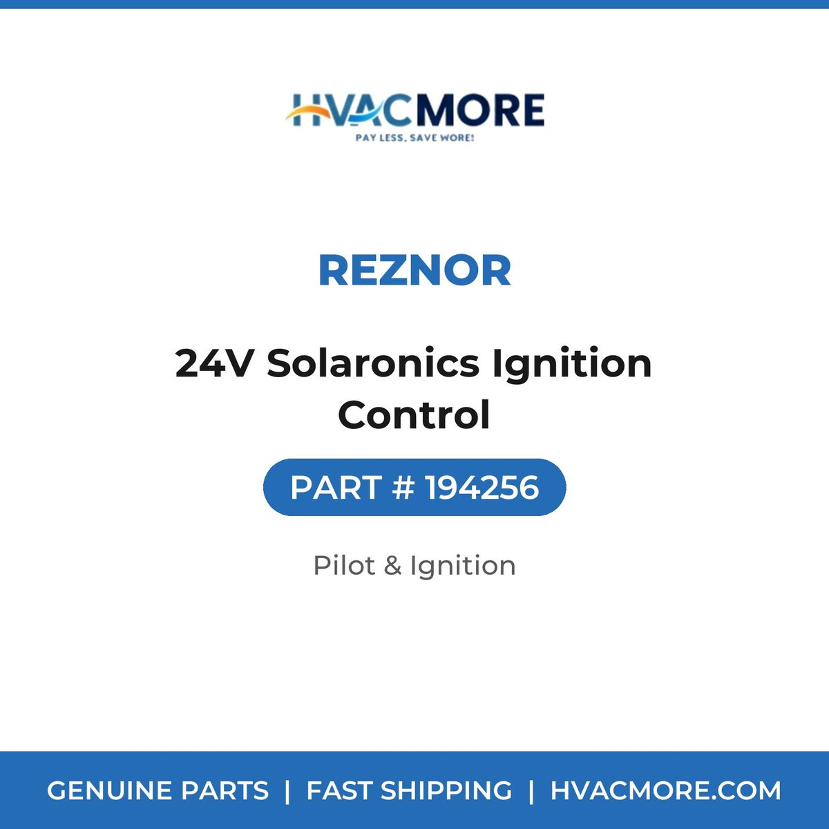Reznor 24V Solaronics Ignition Control 194256
