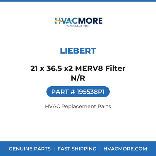 Liebert 21 x 36.5 x2 MERV8 Filter N/R 195538P1