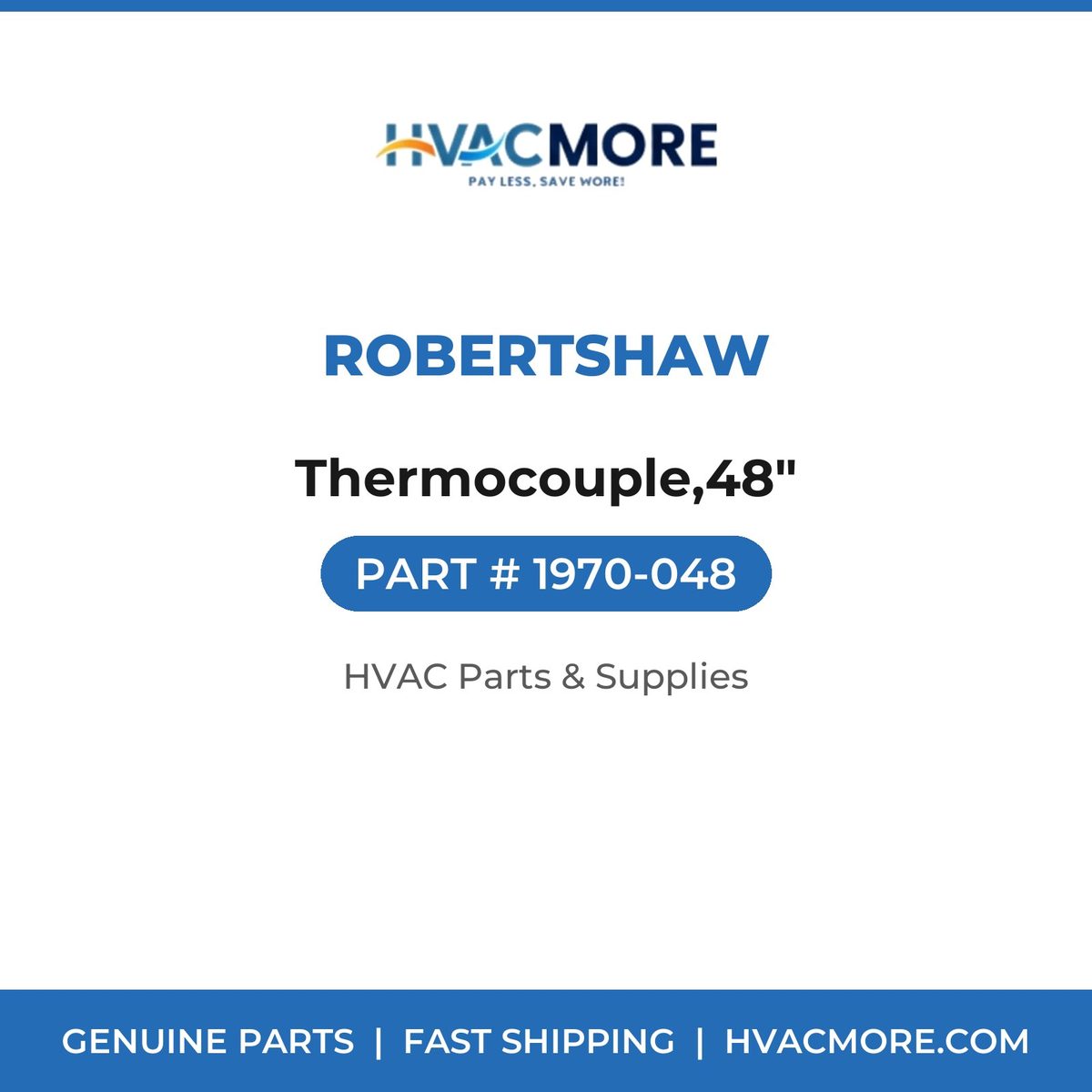 Robertshaw Thermocouple,48" 1970-048