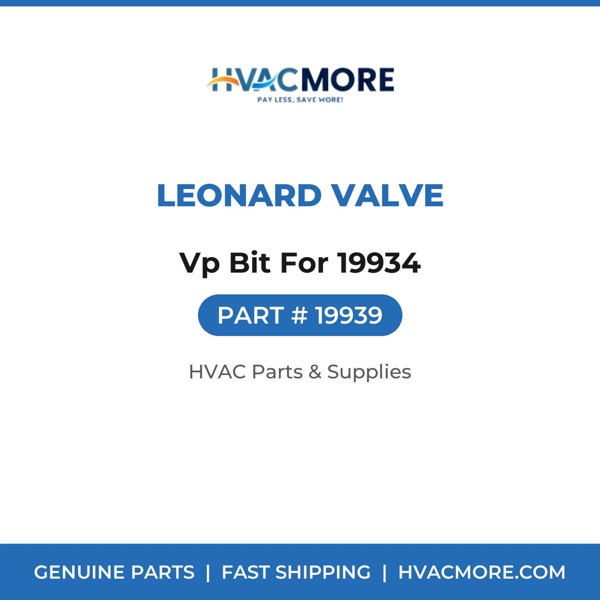 Leonard Valve Vp Bit For 19934 19939