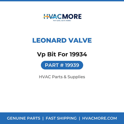Leonard Valve Vp Bit For 19934 19939