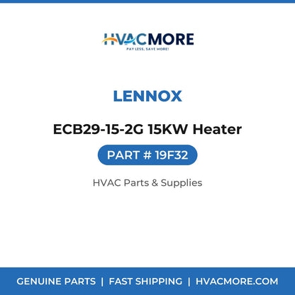 Lennox ECB29-15-2G 15KW Heater 19F32