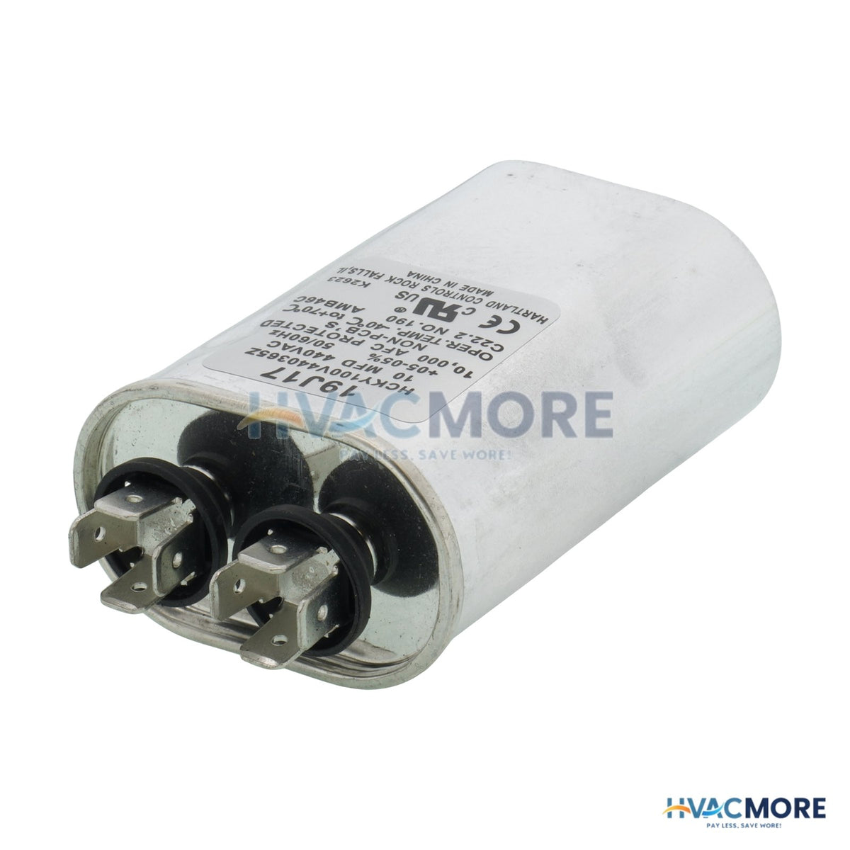 Lennox 10 MFD Round Run Capacitor (440V) 19J17