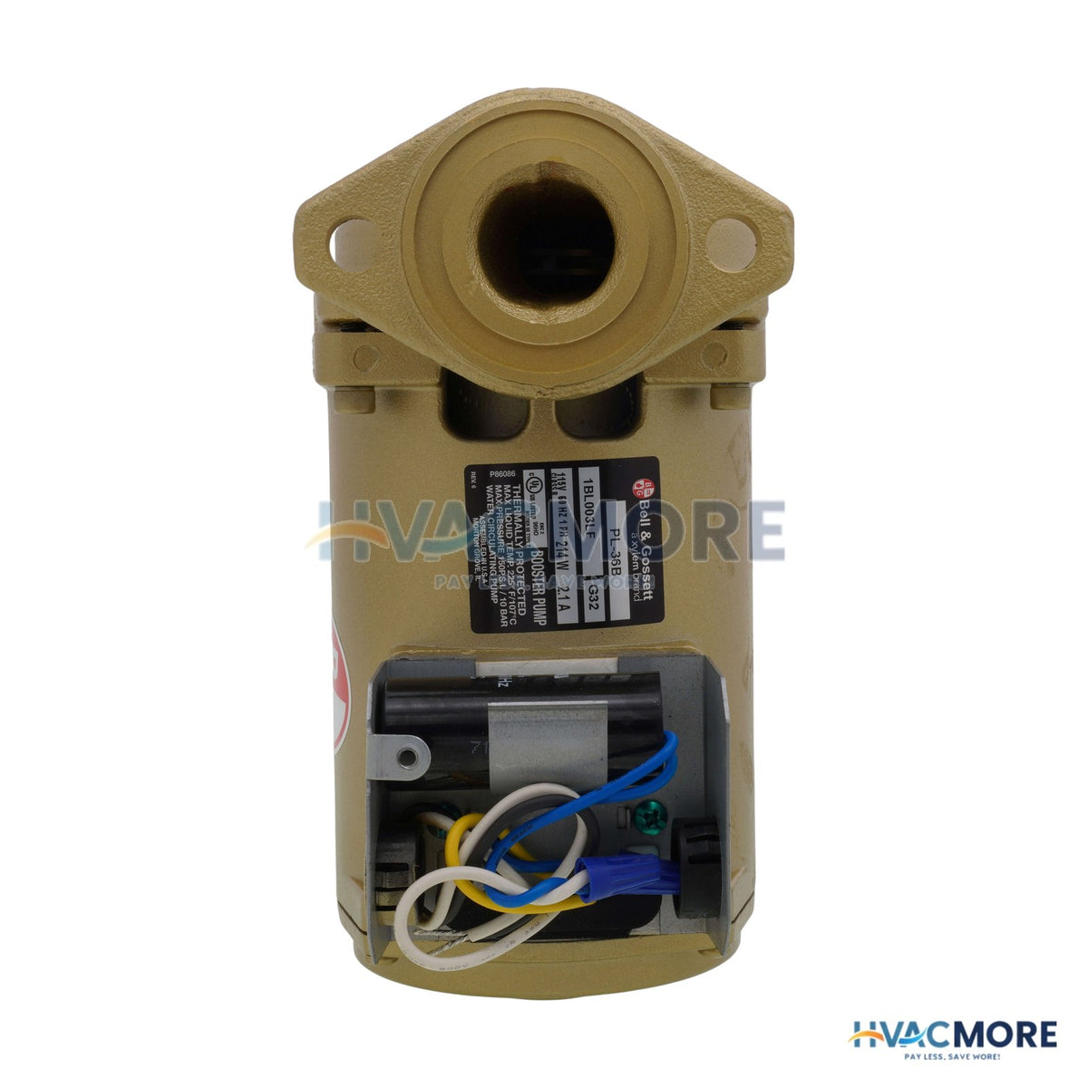 Bell & Gossett PL-36B Series 1/6 HP Bronze Booster Pump, Lead Free 1BL003LF