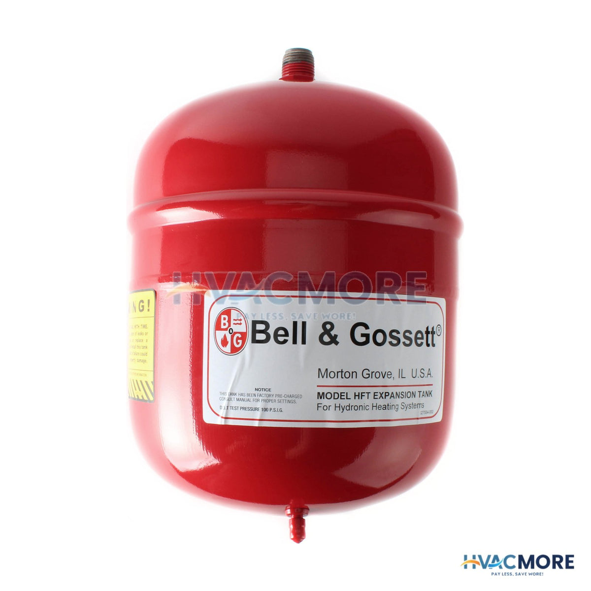 Bell & Gossett HFT-15, Hydronic Heating Expansion Tank (2 Gallon) 1BN326